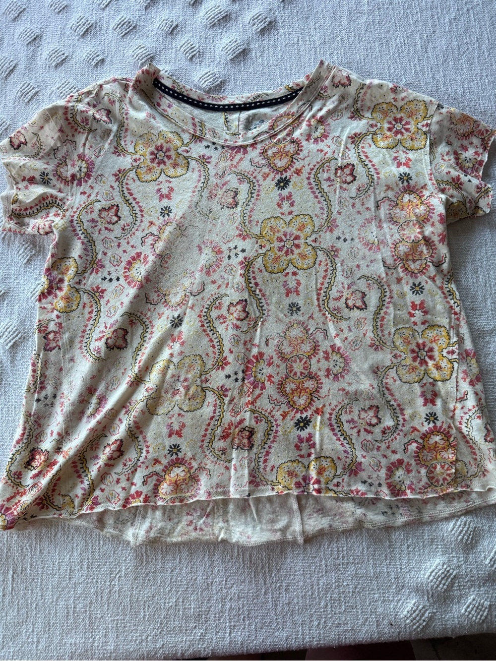 Anthropologie Pilcro paisley top-SZ S
K1